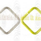 JSO : Square Jump Rings : Open