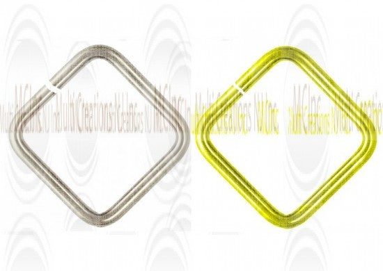 JSO : Square Jump Rings : Open