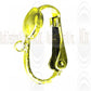 LBC1 : Sterling Silver Clip-on Lever Back with Open  Ring : 16 mm (with self adjusting leaf spring)