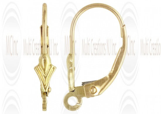 LBF2 : GF Lever Backs - Leaf : 17 mm