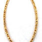 Gold Filled Links : Eye Shape Flat Textured 49x20 mm