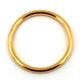 Gold Filled Links : Round Plain 15 mm