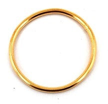 Gold Filled Links : Round Plain 20 mm
