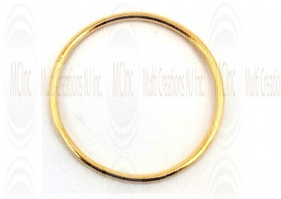 Gold Filled Links : Round Plain 25 mm