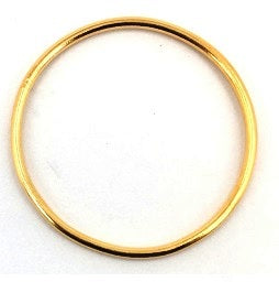 Gold Filled Links : Round Plain 25 mm