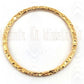 Gold Filled Links : Round Flat Textured 25 mm
