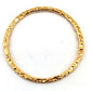 Gold Filled Links : Round Flat Textured 25 mm