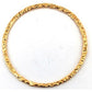 Gold Filled Links : Round Flat Textured 30 mm