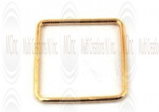 Gold Filled Links : Square Plain 20 mm
