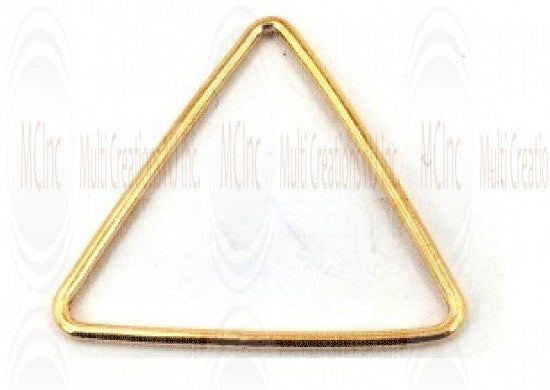 Gold Filled Links : Triangular Plain 25 mm
