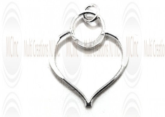LKH24 : Links/Charms : Heart Shape 24 mm