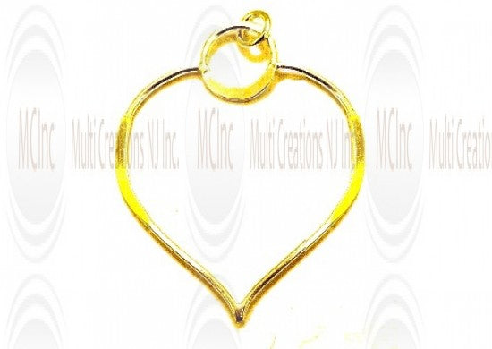 LKH24 : Links/Charms : Heart Shape 24 mm