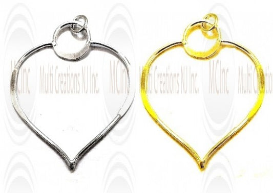 LKH30 : Links/Charms : Heart Shape 30 mm