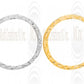 LKNFT24 : Textured  Links : Round 24 mm