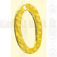 LKOFT1510 : Textured + Plain Links w/hole : Oval 15x10 mm