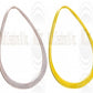 LKPF2921 : Links : Pear Shape 29x17 mm