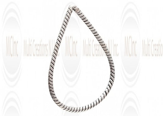 LKPT2921X : Twisted  Links : Pear Shape 29x21 mm (Oxidized)