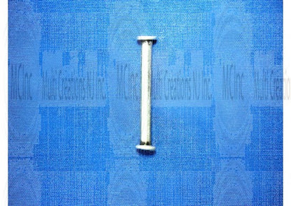 P108 : Bali Silver Tubes with Coller : 22x2 mm  / 8" Strand