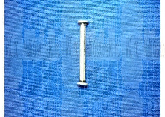 P108 : Bali Silver Tubes with Coller : 22x2 mm  / 8" Strand