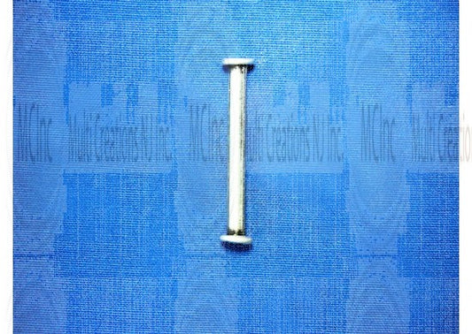 P108 : Bali Silver Tubes with Coller : 22x2 mm  / 8" Strand