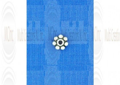 ROUND DAISEY : Bali Silver Round Daisy Spacers (Available in 7 Sizes)