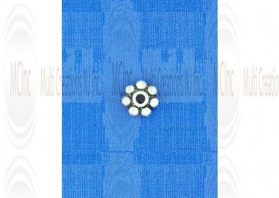 ROUND DAISEY : Bali Silver Round Daisy Spacers (Available in 7 Sizes)