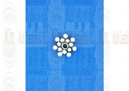 SNOWFLAKE DAISY : Bali Silver Snow Flake Daisy Spacers (Available in 3 Sizes)