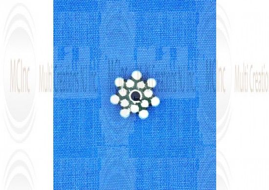SNOWFLAKE DAISY : Bali Silver Snow Flake Daisy Spacers (Available in 3 Sizes)