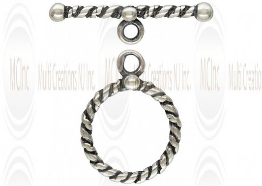 T104 :  Twisted Toggle & Bar : 10 mm