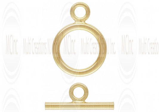 TF100 : Gold Filled Toggle Clasps - Plain