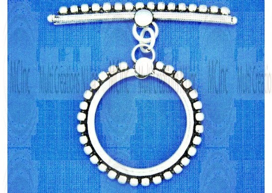 TL210 :  Beaded Toggle & Bar in Square Pipe : 34 mm
